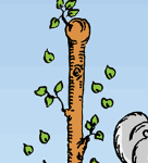 نماد چوبدستی در کارت یک چوبدست